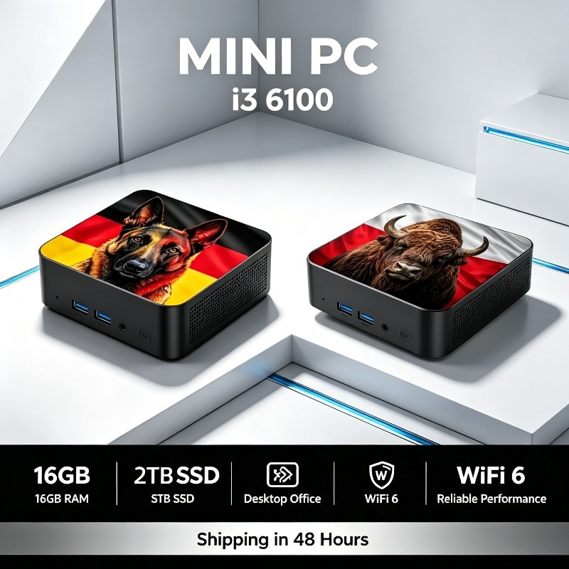 Pc Gaming New - Mini PC 2026, Intel Core i3