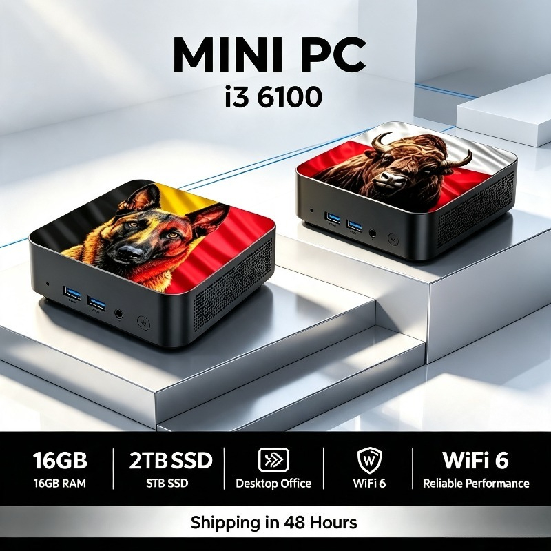 Pc Gaming New - Mini PC 2026, Intel Core i3
