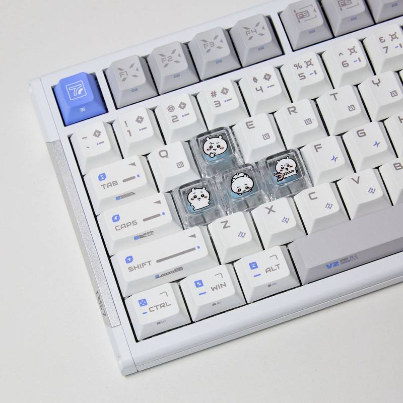 Pc Gaming Aesthetic - Chiikawa, 4 piezas de teclas personalizadas
