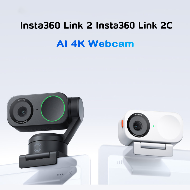 Webcam 4K - Insta360 Link 2 y 2C -