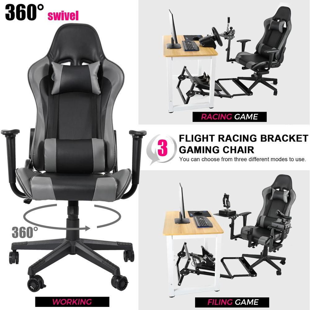 Silla de Juego Reclinable con  - Gaming Chair reseña y precio
