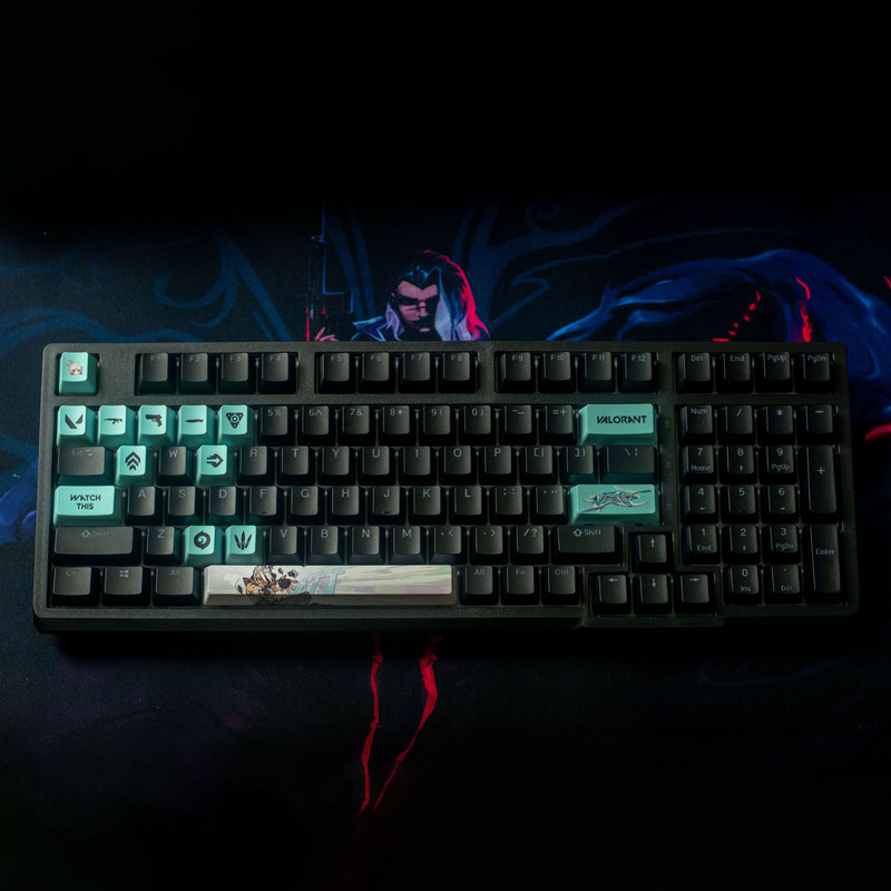 Teclas Personalizadas con Temá - Pc Gaming Valorant reseña y precio