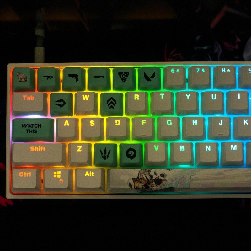 Teclas Personalizadas con Temá - Pc Gaming Valorant reseña y precio
