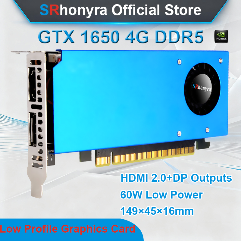 Tarjeta Gráfica de Bajo Perfil - Pc Gaming Gtx 1650 reseña y precio
