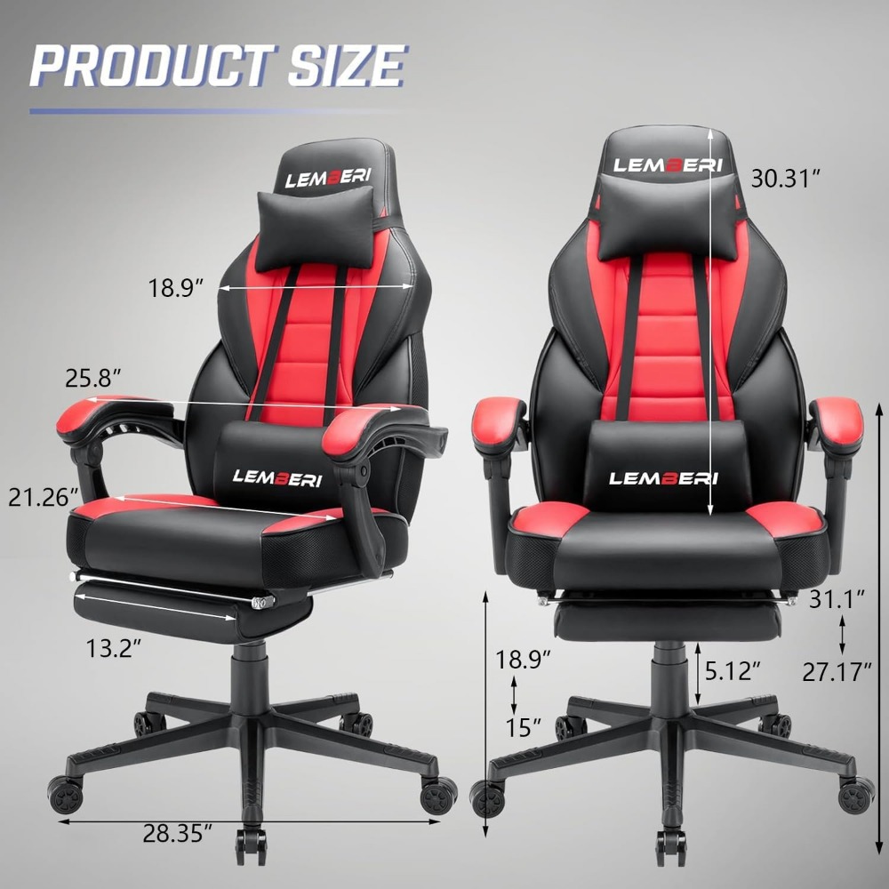 Silla de Juego Grande y Alta:  - Gaming Chair reseña y precio