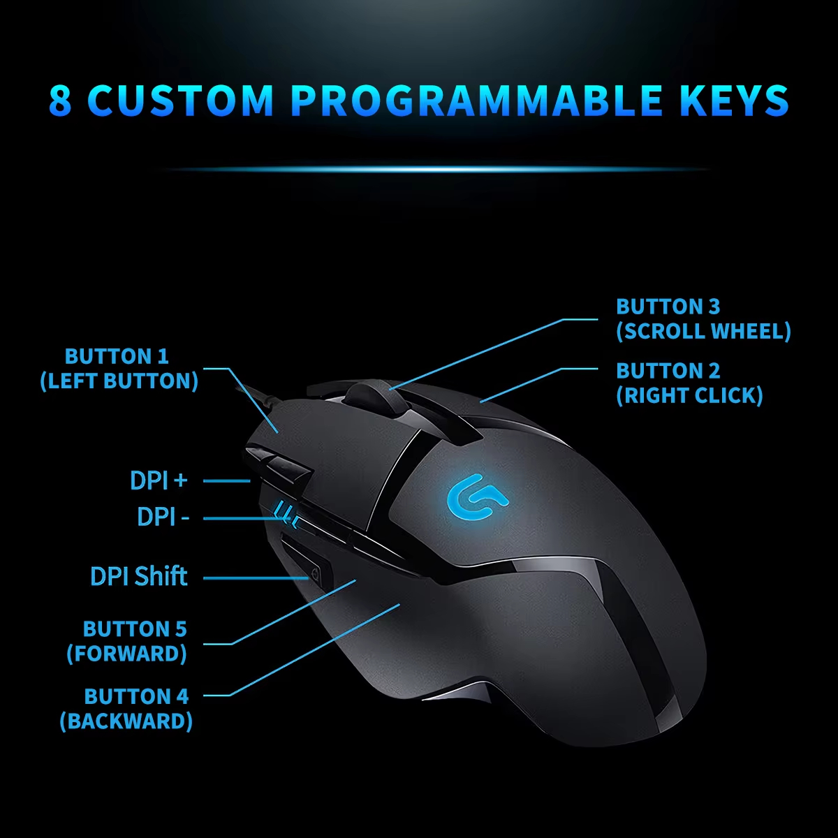 Ratón para Juegos Logitech G40 - Pc Gaming Valorant reseña y precio