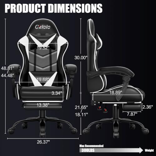Silla Gamer con Reposapiés, Es - Gaming Chair reseña y precio