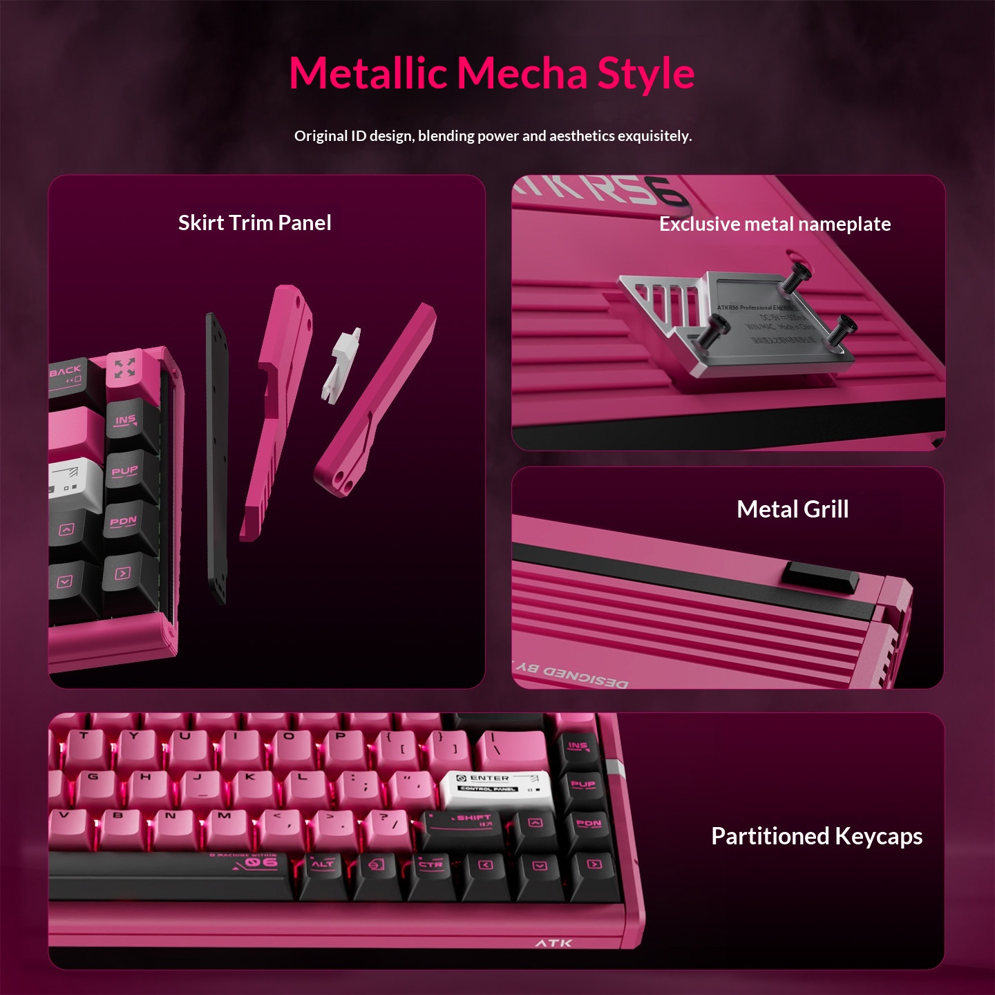 Teclado Mecánico ATK RS6 de Al - Pc Gaming Cs2 reseña y precio