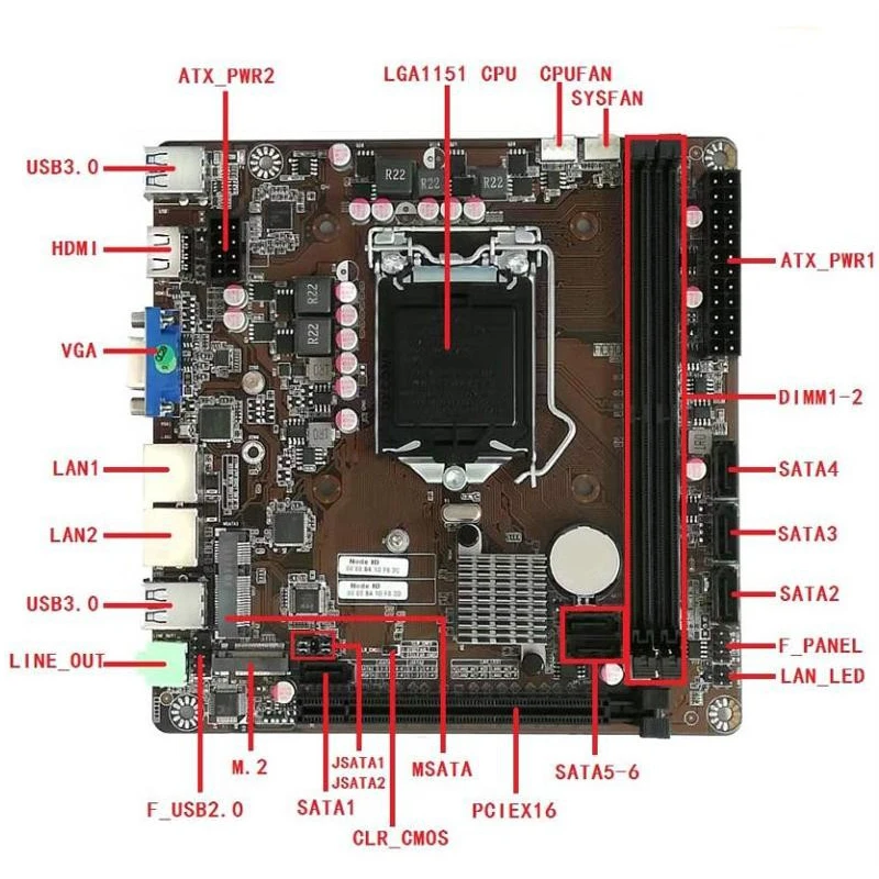 Placa Base B365 Mini-ITX LGA 1 - Pc Gaming Intel Core I7 reseña y precio