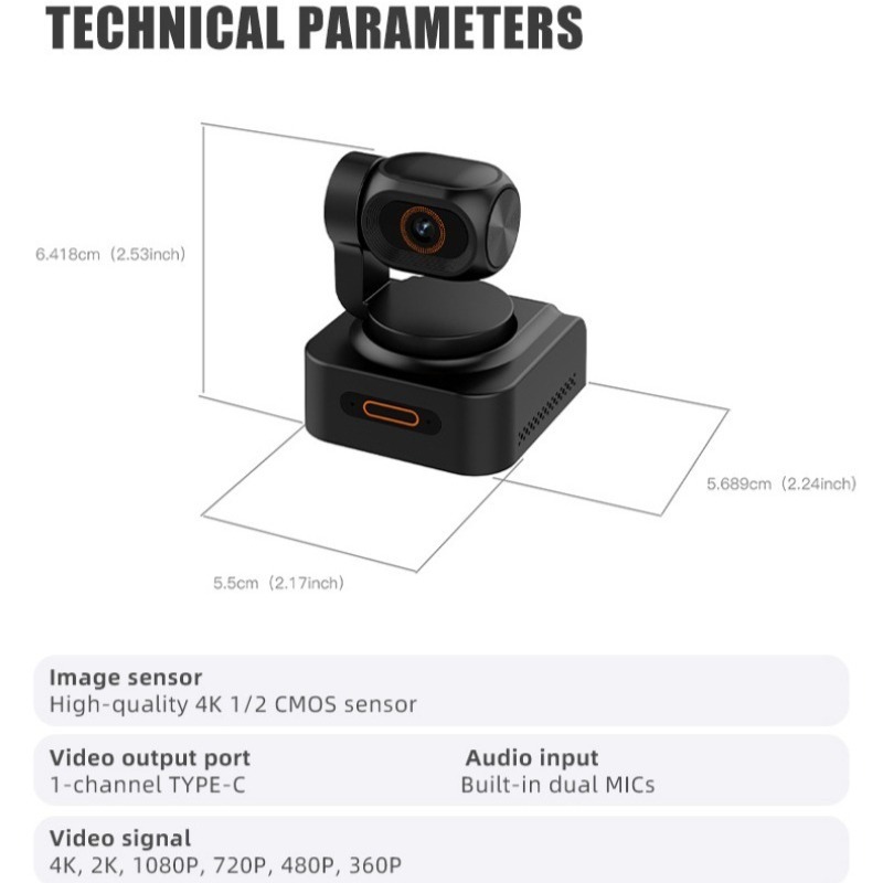 Cámara Web 4K Ultra HD para Tr - Webcam 4K reseña y precio
