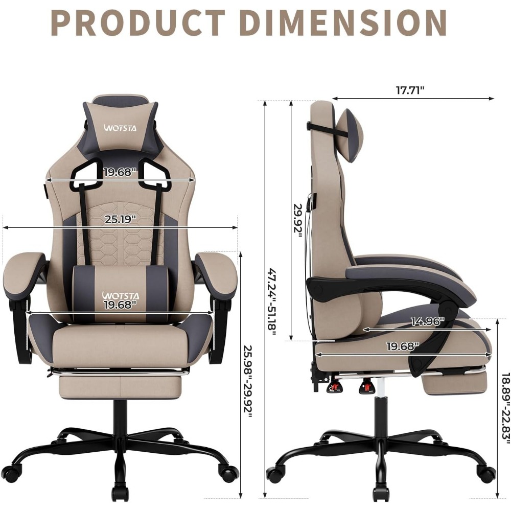 Silla de Juego Ergonómica con  - Gaming Chair reseña y precio