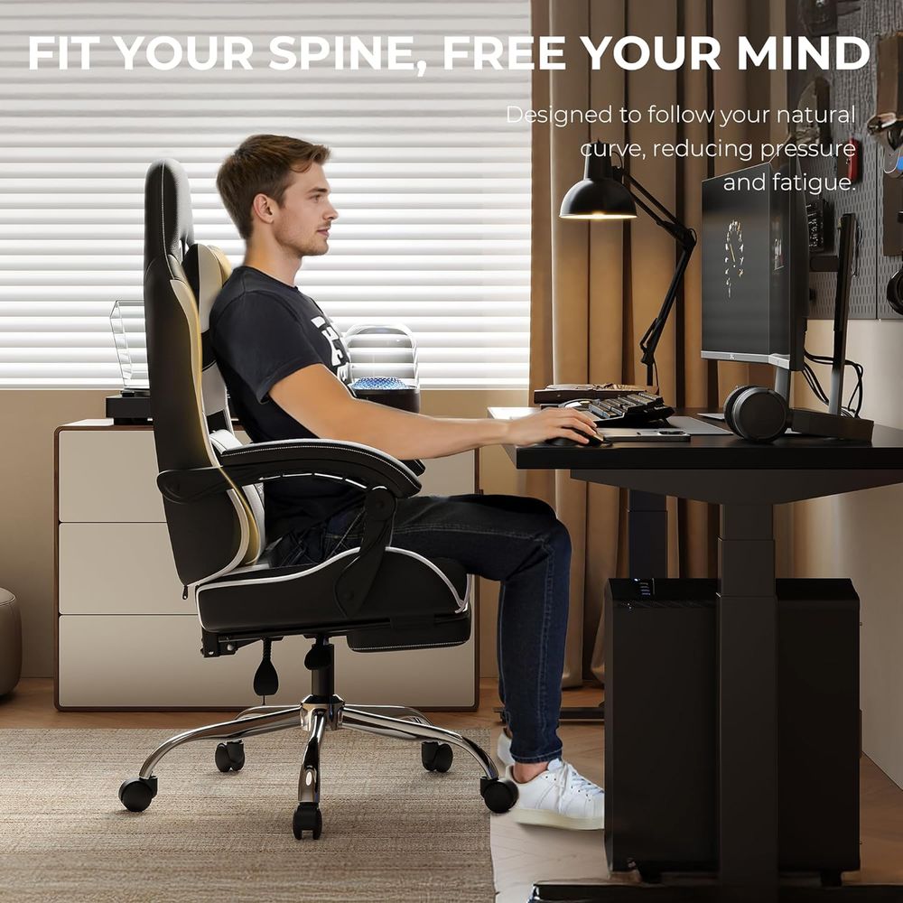 Silla ergonómica para juegos c - Gaming Chair reseña y precio