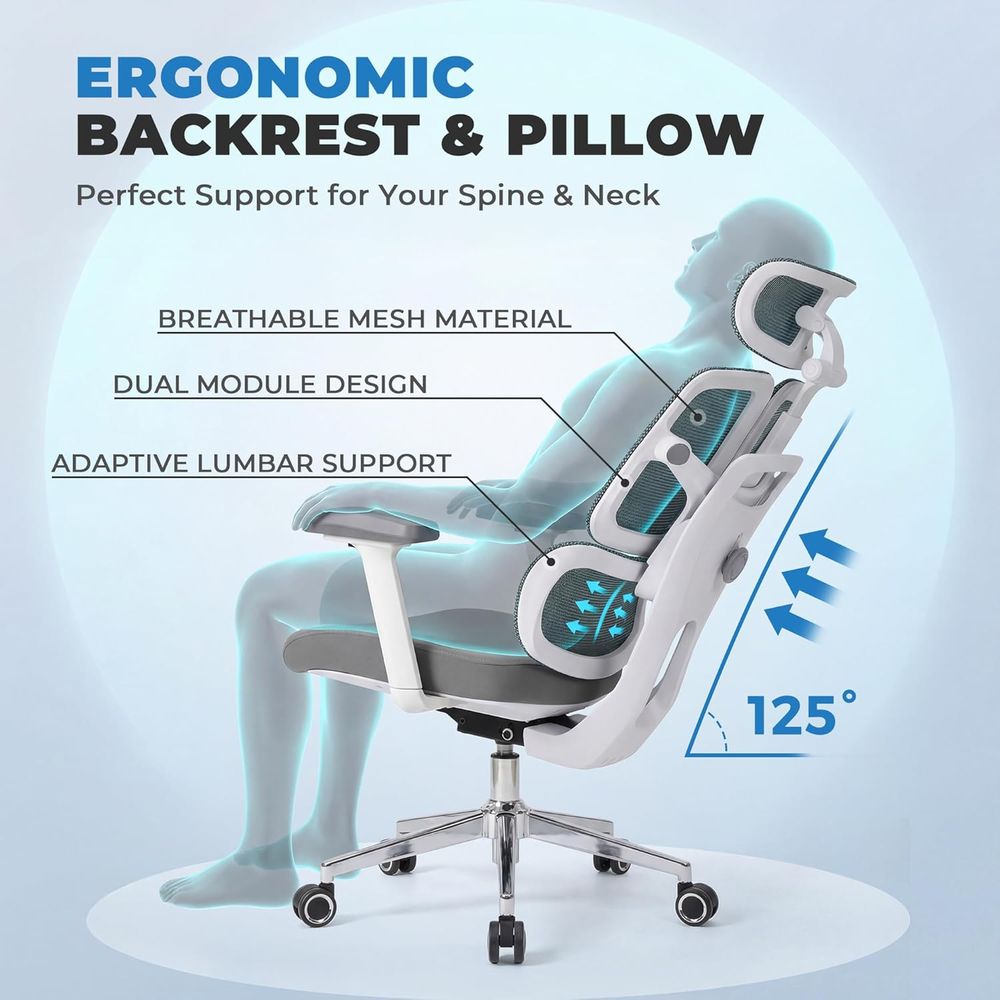 Silla de Oficina Ergonómica de - Gaming Chair reseña y precio