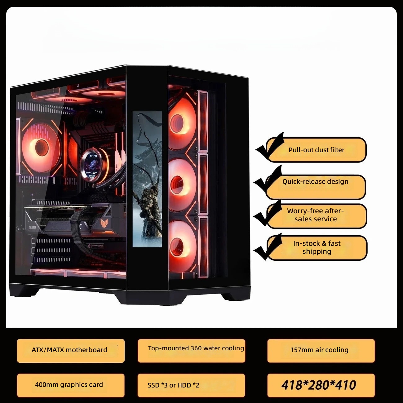 Caja de PC para Juegos con Pan - Pc Gaming Center reseña y precio