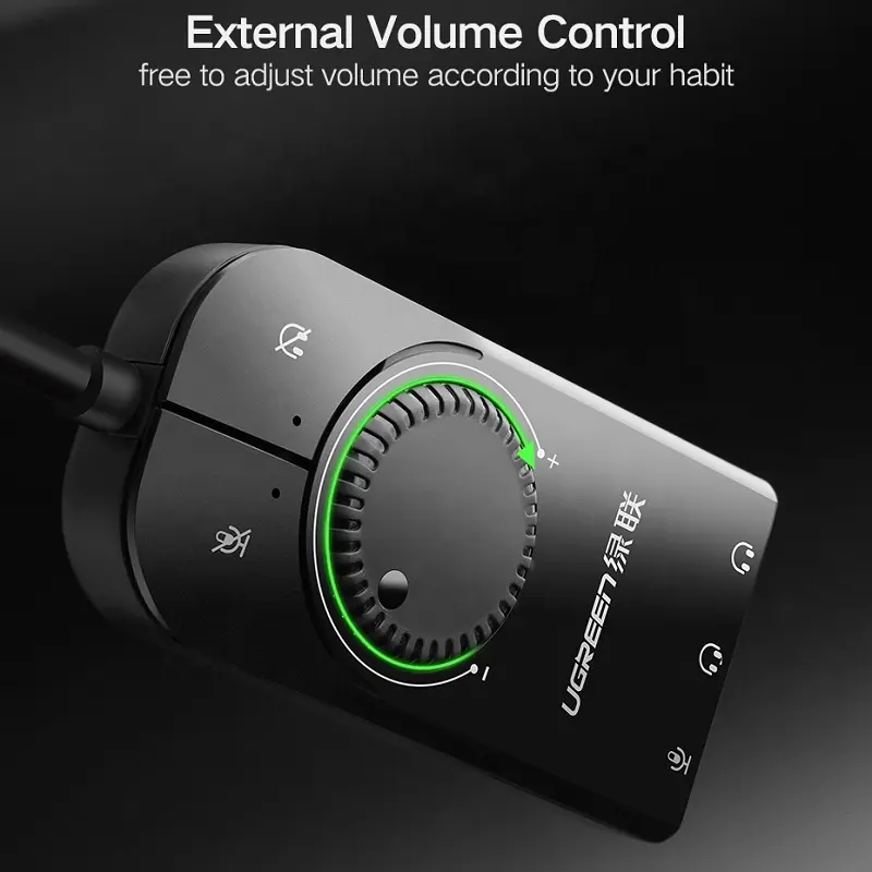 Tarjeta de sonido USB UGREEN T - Sound Card Usb reseña y precio