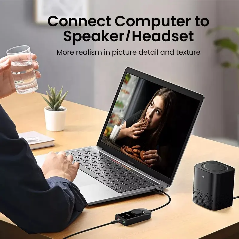 Tarjeta de sonido USB UGREEN T - Sound Card Usb reseña y precio