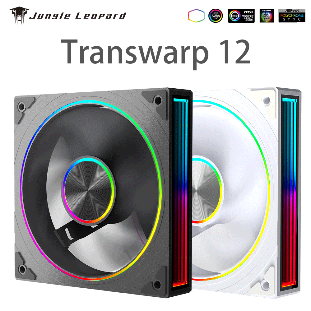 Jungle Leopard Transwarp 12 St - Argb Case Fan reseña y precio